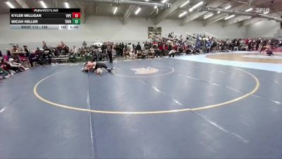 138 lbs Champ. Round 1 - Kyler Milligan, Vista Peak vs Micah Keller, Thompson Valley