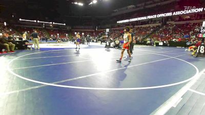 113 lbs Round Of 32 - Elijah Valencia, Merced vs Cooper Hurst, Shasta