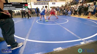 285 lbs Consolation - Jak Phillips, Grove Takedown Club vs Cooper Kennedy, Vinita Kids Wrestling