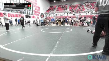 119 lbs Rr Rnd 3 - Rhylen Harris, Midwest City Bombers Youth Wrestling Club vs Jordan Jett, Division Bell Wrestling