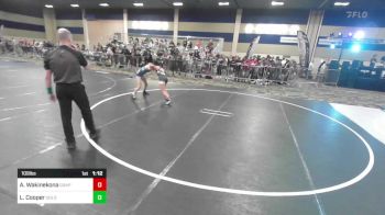 109 lbs Round Of 32 - Auriana Wakinekona, Grapplers HI vs Londyn Cooper, Gold Rush Wr Ac