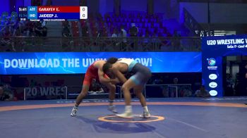 74 kg Repechage #2 - Elkhan Garayev, Azerbaijan vs Jaideep Jaideep, India