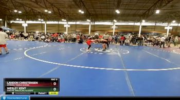 105 lbs Cons. Round 4 - Wesley Kent, Sublime Wrestling Academy vs Landon Christensen, Kimberly Middle School