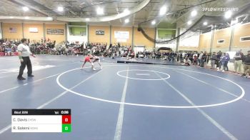 113 lbs Consi Of 16 #2 - Cam Davis, Cranston West vs Ryan Salemi, Nashua South