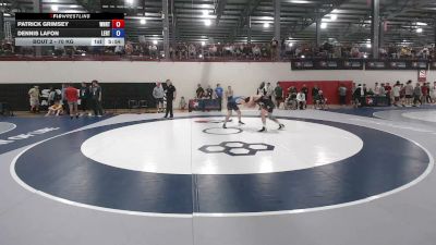 70 kg Champ. Rd Of 256 - Patrick Grimsey, WNY RTC vs Dennis Lafon, Lake Erie Regional Training Center