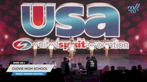 Clovis High School - Freshman Song/Pom [2023 Freshman Song/Pom Day 2] 2023 USA Spirit & Junior Nationals/Collegiate Championships