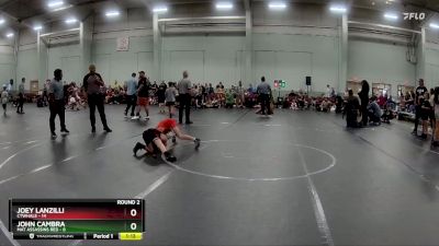 68 lbs Round 2 (8 Team) - Joey Lanzilli, CTWHALE vs John Cambra, Mat Assassins Red