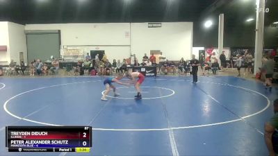 87 lbs Round 2 (8 Team) - Treyden Diduch, Illinois vs Peter Alexander Schutz, Minnesota Blue