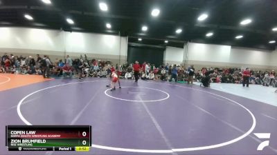 62-63 lbs Round 1 - Zion Brumfield, Rise Wrestling vs Copen Law, North DeSoto Wrestling Academy