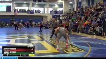120 lbs Semifinal - Linkin Carter, Eastside vs Wyatt Nemitz, PERKINS