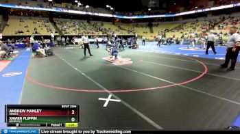 144 Class 2 lbs Quarterfinal - Andrew Manley, Seneca vs Xavier Flippin, Boonville