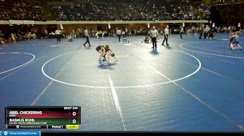 67 lbs Cons. Round 2 - Kashus Kuhl, Lo-Ma Youth Wrestling Club vs Abel Chickering, Iowa