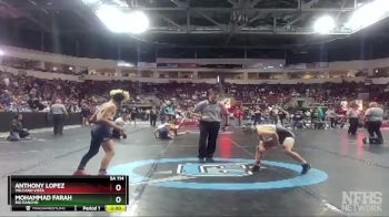 5A 114 lbs Quarterfinal - Anthony Lopez, Volcano Vista vs Mohammad Farah, Rio Rancho