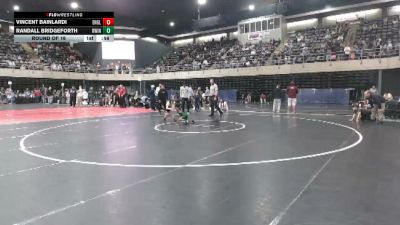 44 lbs Round Of 16 - Vincent Bainlardi, Englishtown vs Randall Bridgeforth, Owings Mills
