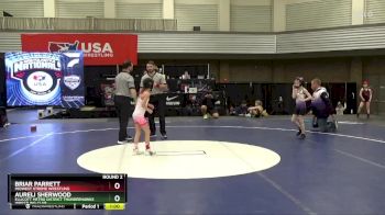 53 lbs Round 2 - Briar Parrett, Midwest Xtreme Wrestling vs Aureli Sherwood, Ellicott Metro District Thunderhawks Wrestling Club