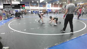 120 lbs Cons. Round 2 - Alexander Lvov, Calabasas vs Davon Lewis, Nogales