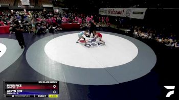 135 lbs Placement Matches (16 Team) - Piper Pike, CMWA-FR vs Aeryn Cox, SAWA-FR