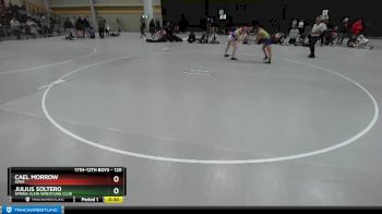 120 lbs Cons. Round 10 - Cael Morrow, Iowa vs Julius Soltero, Spring Klein Wrestling Club