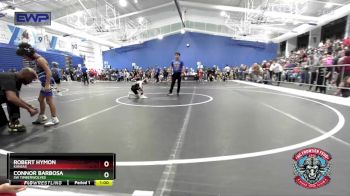 58 lbs Cons. Round 2 - Robert Hymon, Kansas vs Connor Barbosa, SW Timberwolves