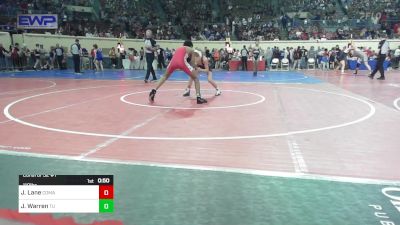 110 lbs Consi Of 32 #1 - Jakob Lane, Comanche Indians vs Jaiden Warren, Tulsa Union