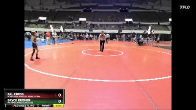 National 3-5 64 Cons. Round 5 - Axl Cross, Poquoson Athletic Association vs Bryce Krisher, Matoaca Wrestling Club