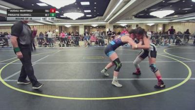 130 lbs Round Of 16 - Audali Martinez, Trojan Elite vs Prisayis Harrell, No Team
