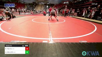 119 lbs Consi Of 4 - Riley Harris, CacheWrestlingClub vs Harley MILLER, Raw Wrestling Club