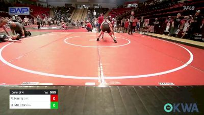 119 lbs Consi Of 4 - Riley Harris, CacheWrestlingClub vs Harley MILLER, Raw Wrestling Club