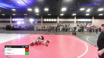 126 lbs Quarterfinal - Carter Wallis, Hillsboro HS vs Aaron Klein, Poway Elite