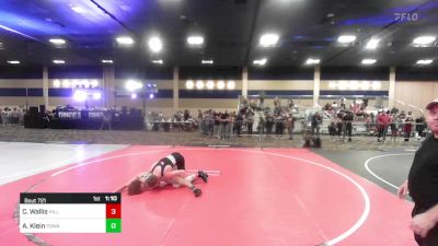 126 lbs Quarterfinal - Carter Wallis, Hillsboro HS vs Aaron Klein, Poway Elite