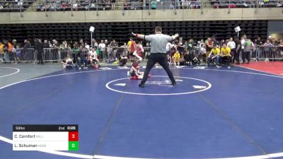 58 lbs Quarterfinal - Cayden Comfort, Williamsport vs Lucas Schuman, Honesdale