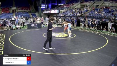 152 lbs Cons 64 #2 - Cristopher Salgado Mejia, North Carolina vs Zachary Wallace, Georgia