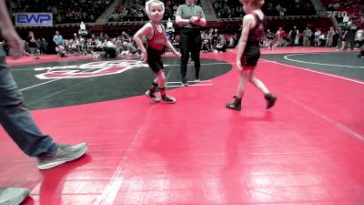 52 lbs Consi Of 16 #2 - Sam Adcock, Collinsville Cardinal Youth Wrestling vs Kellen Daniels, Pin-King All Stars