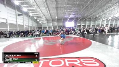 155 lbs Champ. Round 3 - Fa`aoso Tone, Copper Hills vs Cadynce Stubbs, Mountain View