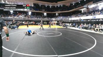 6A 150 lbs Cons. Round 3 - Brady Golden, Grand Prairie vs Rueben Castro, Bridgeland