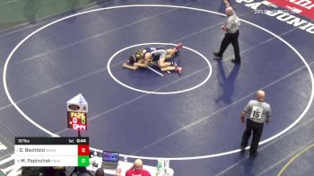 167 lbs Consy Semi - B Rd 7 G Rd 4 - Dean Bechtold, Owen J Roberts vs Mason Papinchak, Forest Hills