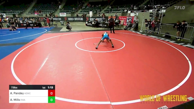 73 Lbs Semifinal - Arav Pandey, American Dream Wrestling Club Vs Ariah 