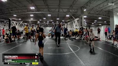 56 lbs Round 2 (8 Team) - Kolton Smith, Florida Scorpions vs CJ Alba, Triumph Trained