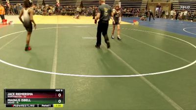 105 lbs Champ. Round 1 - Jace Riemersma, Worthington vs Magnus Isbell, Orono