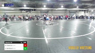 101 lbs Round Of 32 - Andres Esparza, Adams City vs John Whitford, Sanderson Wrestling Academy