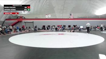 149 lbs Cons. Round 4 - Oshea Phillips, Manchester vs Antonio Hobbs, Unattached Tiffin