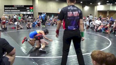 95 lbs Round 3 (6 Team) - Braylon Butts, NC National Team Gold vs Adrian Heinemann, Louisiana Mudbugs