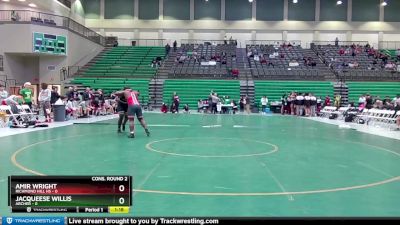 215 lbs 2nd Wrestleback (16 Team) - Amir Wright, Richmond Hill HS vs Jacqueese Willis, Archer