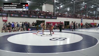 125 kg Champ. Rd Of 128 - Keonta Crawford, Castleton RTC vs Sebastian Rivera, Noke Wrestling RTC
