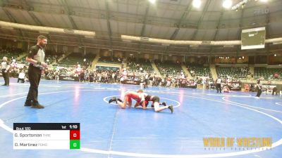 88 lbs Quarterfinal - Gavin Sportsman, Threestyle vs Davien Martinez, Pomona Elite