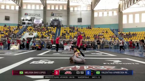 Melissa Dias Lopes vs Valentina Aparecida Rebellato Fe 2025 ADCC Brazilian Nationals