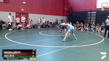 125 lbs Round 1 (8 Team) - Riley Dilka, Kansas Gold vs Brayden Lobrano, Louisianimals Black