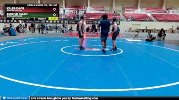 152-160 lbs Round 2 - Cooper Allen, BaynardTrained vs Kaleb Davis, North Carolina