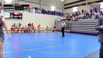 155 lbs Quarterfinals (8 Team) - Channing Johnson, LaFayette vs Melanie Rosenbalm, Jordan