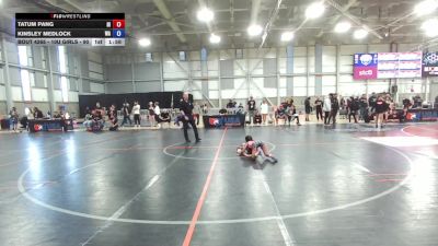 8U Girls - 55 lbs Cons. Semis - Tatum Pang, HI vs Kinsley Medlock, WA